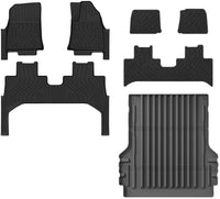 Compatible with BYD Shark 6 2025 2024 Full Cover Floor Mats with Door Sill Protector, Floor Liners Cargo Liner Protection(3PCS Carpet Set)