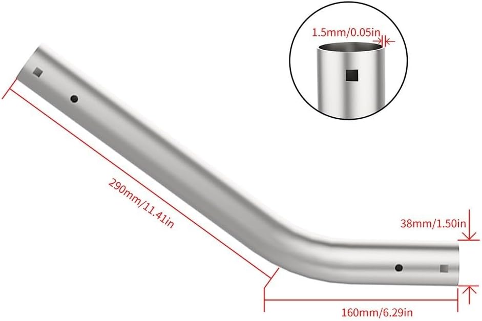 Stainless Steel Roof Mount Bracket Kit for Starlink – Heavy-Duty Pivot Tube Support with Protective Pad(elbow pipe)