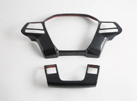 Steering Wheel Switch Cover for BYD Shark 6 2025 2024 Car Accessories ABS Steering Wheel Cover Carbon Fiber