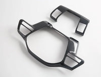 Steering Wheel Switch Cover for BYD Shark 6 2025 2024 Car Accessories ABS Steering Wheel Cover Carbon Fiber