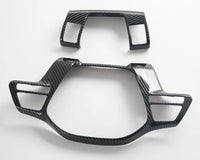 Steering Wheel Switch Cover for BYD Shark 6 2025 2024 Car Accessories ABS Steering Wheel Cover Carbon Fiber