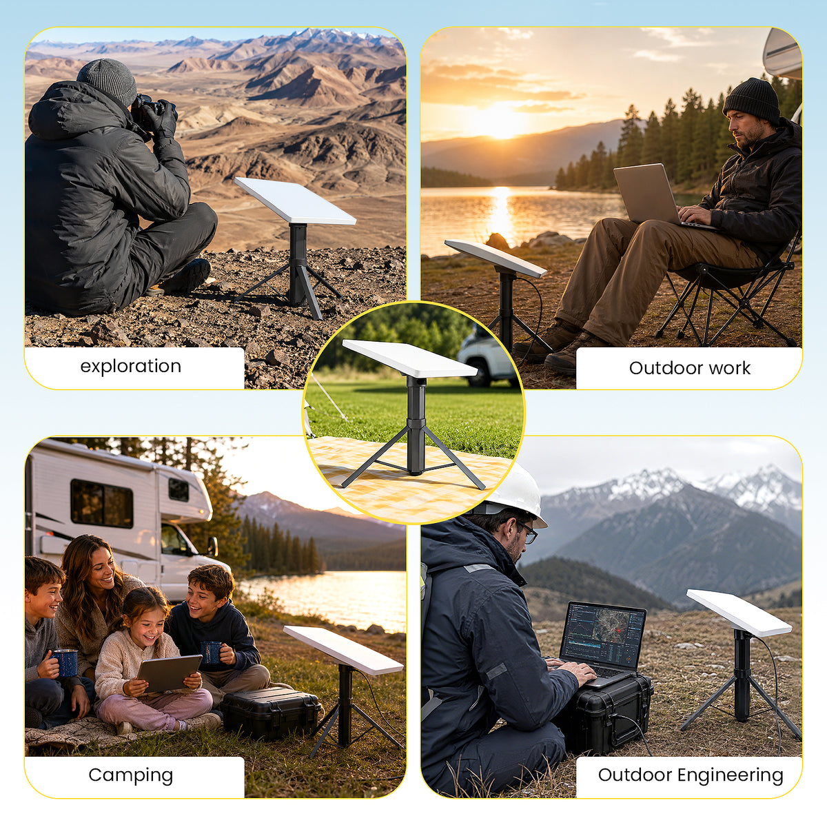 45000mAh Starlink Mini Foldable Battery Tripod – 99Wh/166Wh - CTmods