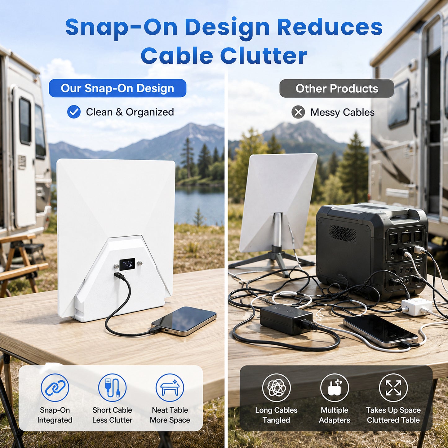 Starlink Mini Portable Power Bank with USB-C PD & Smart LCD Display