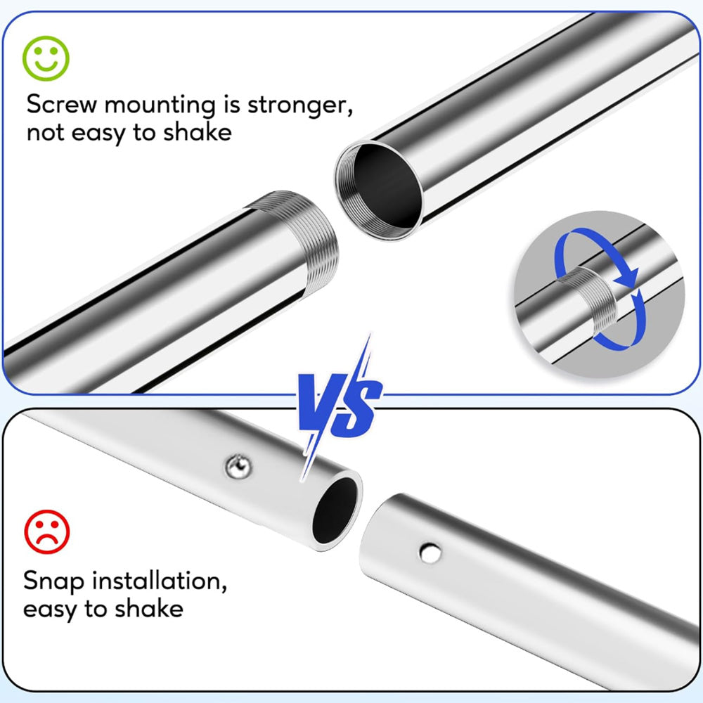 No-Dig Ground Anchor Pole Mount Kit for Starlink Gen 3 Dish