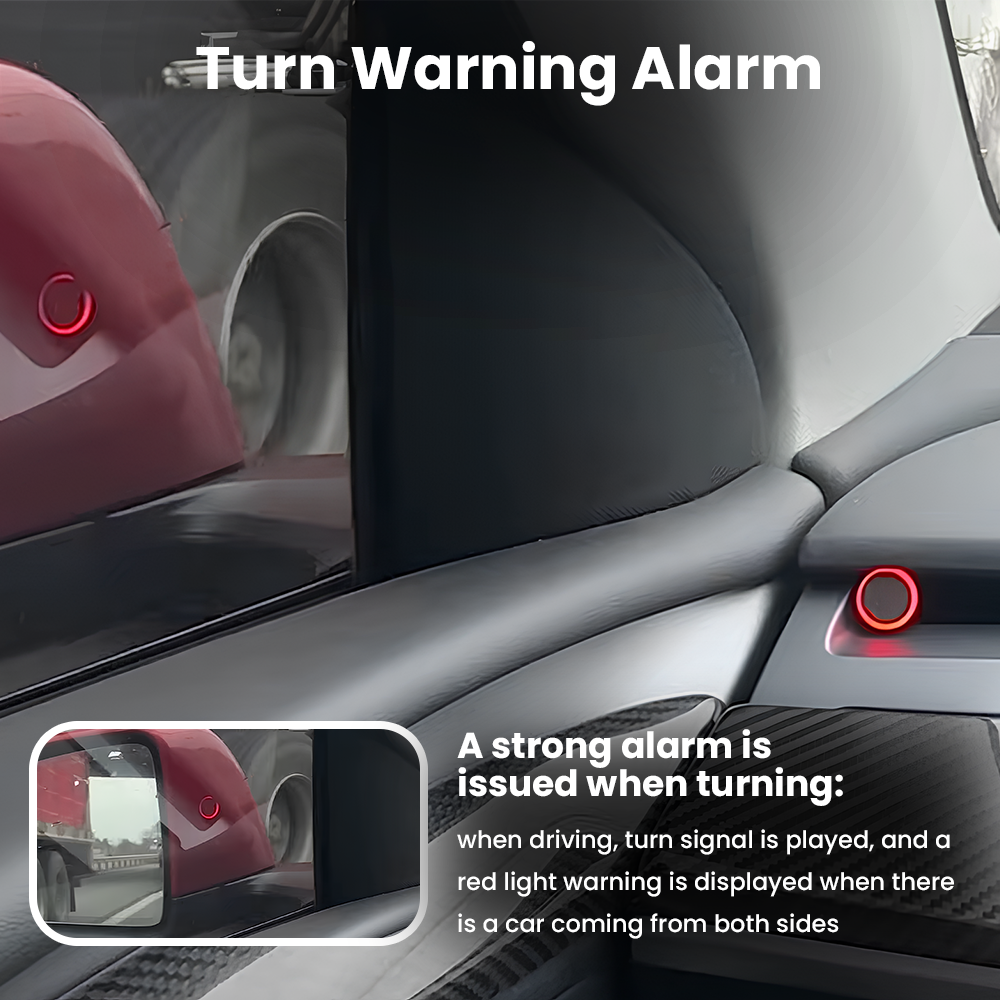 CTmods® Left and Right Blind Spot Monitoring Assist System (Second Generation) For Model 3 / Model Y (AMD, 2021+)