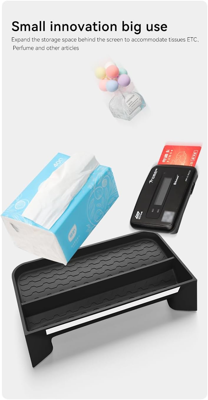 Car Dashboard Organizer Tray Compatible with BYD Shark 2024-2025+ Interior Center Console Storage Box Accessories