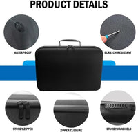 Starlink Mini Case | Durable Protective Storage for Starlink Mini Equipment | Compact Design with Secure Zipper Closure | Ideal for Travel and Easy Organization | Black