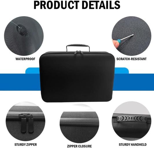 Starlink Mini Case | Durable Protective Storage for Starlink Mini Equipment | Compact Design with Secure Zipper Closure | Ideal for Travel and Easy Organization | Black