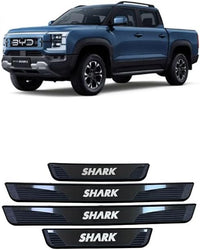 Car Accessories Door Sill Protector for BYD Shark 2024 2025 Auto Parts Door Sill Trim Scuff Guard Panel ABS 4 Pcs Set