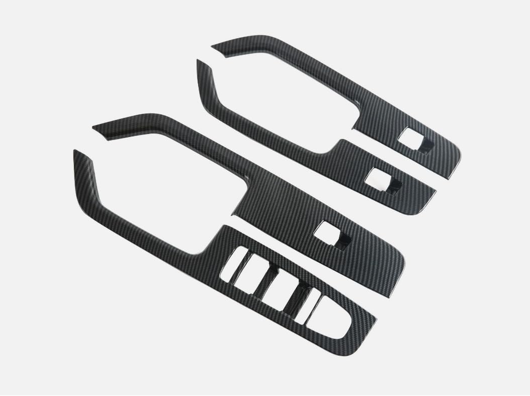 Window Glass Lift Car Accessories for BYD Shark 6 2025-2024 Accessories, Button Panel Cover Trim Carbon Interior Lift Switch Frame