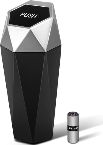 2026 Ctmods Car Trash Can with Lid Car Accessories for Interior, Leakproof Vehicle Garbage Can with 30 Attached Trash Bags, Multipurpose Organizers and Storage for Home/Office