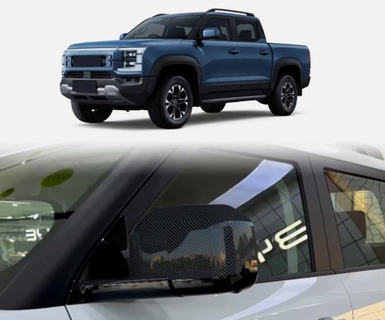 Compatible with BYD Shark 6 2024-2025 Rear View Mirror Side Molding Cover Trims