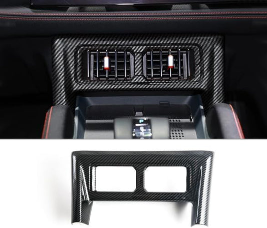 Center Air Vent Outlet Cover Trims for BYD Shark 6 2025 2024 Car Accessories ABS Carbon Fiber Center Console Outlet Air Vent Panel