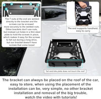 Starlink Mini Mount Magnetic Mount Kit for Cars and Boats et (Stainless Steel Heavy Duty Bracket)