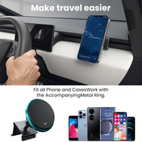 Sleek Magnetic Charging Dashboard Phone Mount with Seamless For Tesla Cybertruck
