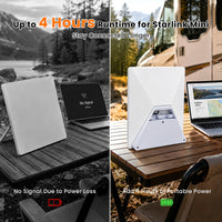 Starlink Mini 99Wh battery pack adds up to 4 hours of portable power for RV and campsite use