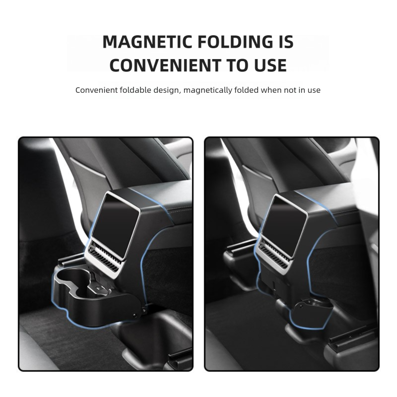 Rear Screen Cup Holder 3 in 1 for Model 3 Highland/ Model Y Juniper