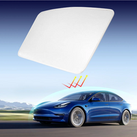 Tesla Sun Shade — one-touch switch control detail