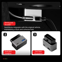 Cargador Rápido OBD de 36W con Puertos Duales – Diseño Oculto, Energía Estable, Amplia compatibilidad para todos los modelos Tesla