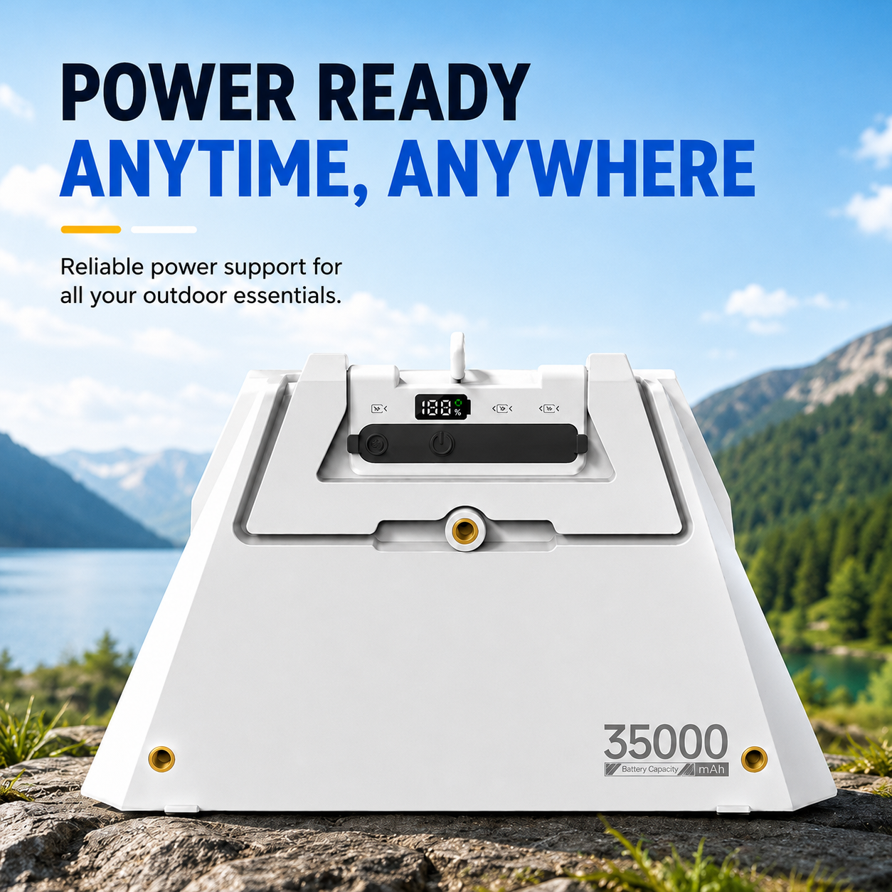 Starlink Mini Snap-Fit Travel Battery V4 - 129Wh/35,000mAh, LCD Display, Up to 8 Hours Runtime