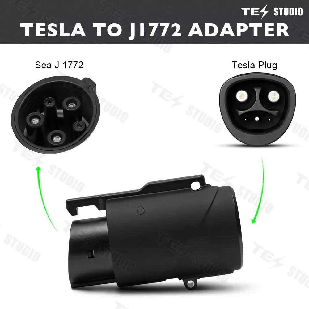 테슬라 모델 3 YXS용 J1772-테슬라 어댑터 80A 250V (잠금 기능이 있는 충전 어댑터)