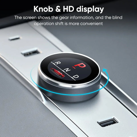 Smart Rotating Gear Shift Dock For Tesla Model Y Juniper Model 3 Highland