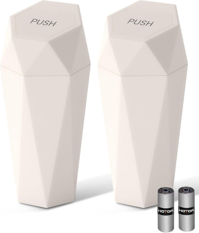 2026 Ctmods Car Trash Can with Lid Car Accessories for Interior, Leakproof Vehicle Garbage Can with 30 Attached Trash Bags, Multipurpose Organizers and Storage for Home/Office