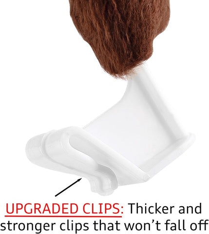 Premium Reindeer Antlers for Cars - Car Christmas Decorations Antlers with Nose and Tail Auto Accessories