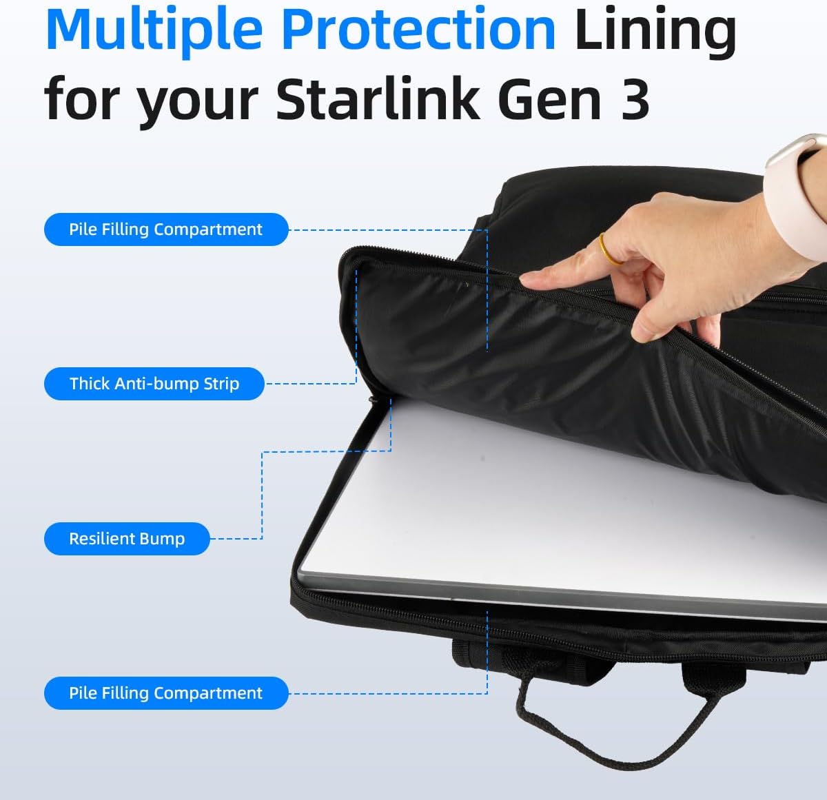Starlink Gen 3 Backpack Outdoor Travel Bag view 4