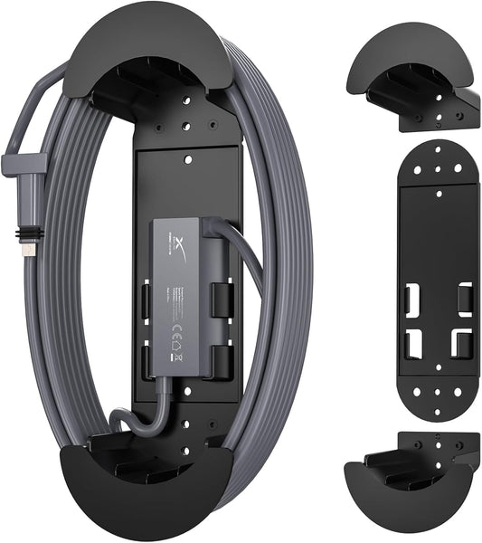 Starlink Ethernet Cable Caddy,ABS Stability Starlinks Gen 3 Cord Management Accessories for StarLink Cable and Starlink V2 Ethernet Adapter