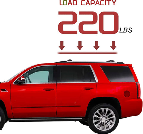 Roof Rack Cross Bars Compatible with Chevrolet Suburban & Tahoe, GMC Yukon & Yukon XL, Cadillac Escalade & Escalade ESV (2015-2020)