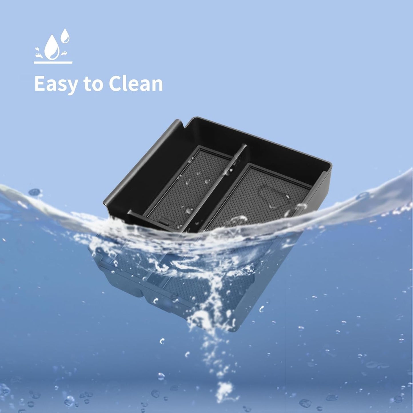 Center Console Organizer for BYD Shark 2026 2025 2024 Armrest Storage Box ABS Storage Tray Insert Interior Accessories Black