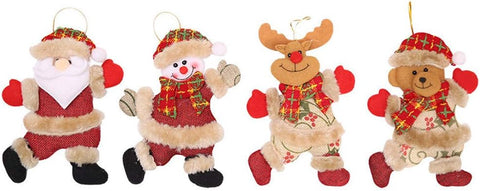 Christmas Decorations – 4 Pack Xmas Tree Ornaments