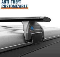 Roof Rack Cross Bars For Jeep Wrangler JK JL Gladiator JT 2007-2025 with Anti-Theft Metal Lock