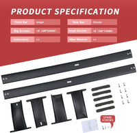 Roof Rack Cross Bars Compatible with Chevrolet Suburban & Tahoe, GMC Yukon & Yukon XL, Cadillac Escalade & Escalade ESV (2015-2020)