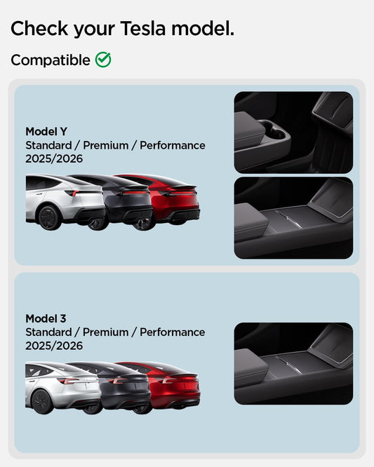 2026 Center Console Armrest Cover for Tesla Model Y/Y Juniper /Model 3/3 Highland