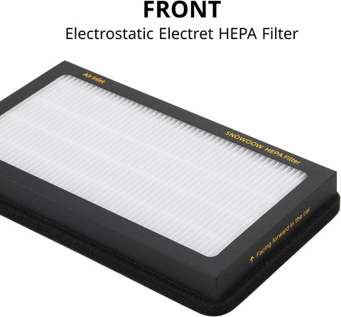 Ctmods Tesla Model 3 /Model Y Air Filter HEPA 2 Pack with Activated Carbon Tesla Cabin Air Filter Replacement