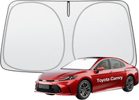 Ctmods 2026 Windshield Sunshade Foldable Heat Insulation Sunshade with Storage Bag, for Model S/X/3/Y