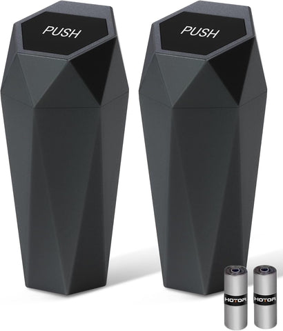 2026 Ctmods Car Trash Can with Lid Car Accessories for Interior, Leakproof Vehicle Garbage Can with 30 Attached Trash Bags, Multipurpose Organizers and Storage for Home/Office