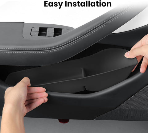 CTmods Door Side Storage Box Door Organizer Tray For Tesla Model 3 Highland