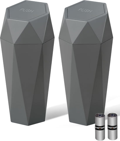 2026 Ctmods Car Trash Can with Lid Car Accessories for Interior, Leakproof Vehicle Garbage Can with 30 Attached Trash Bags, Multipurpose Organizers and Storage for Home/Office