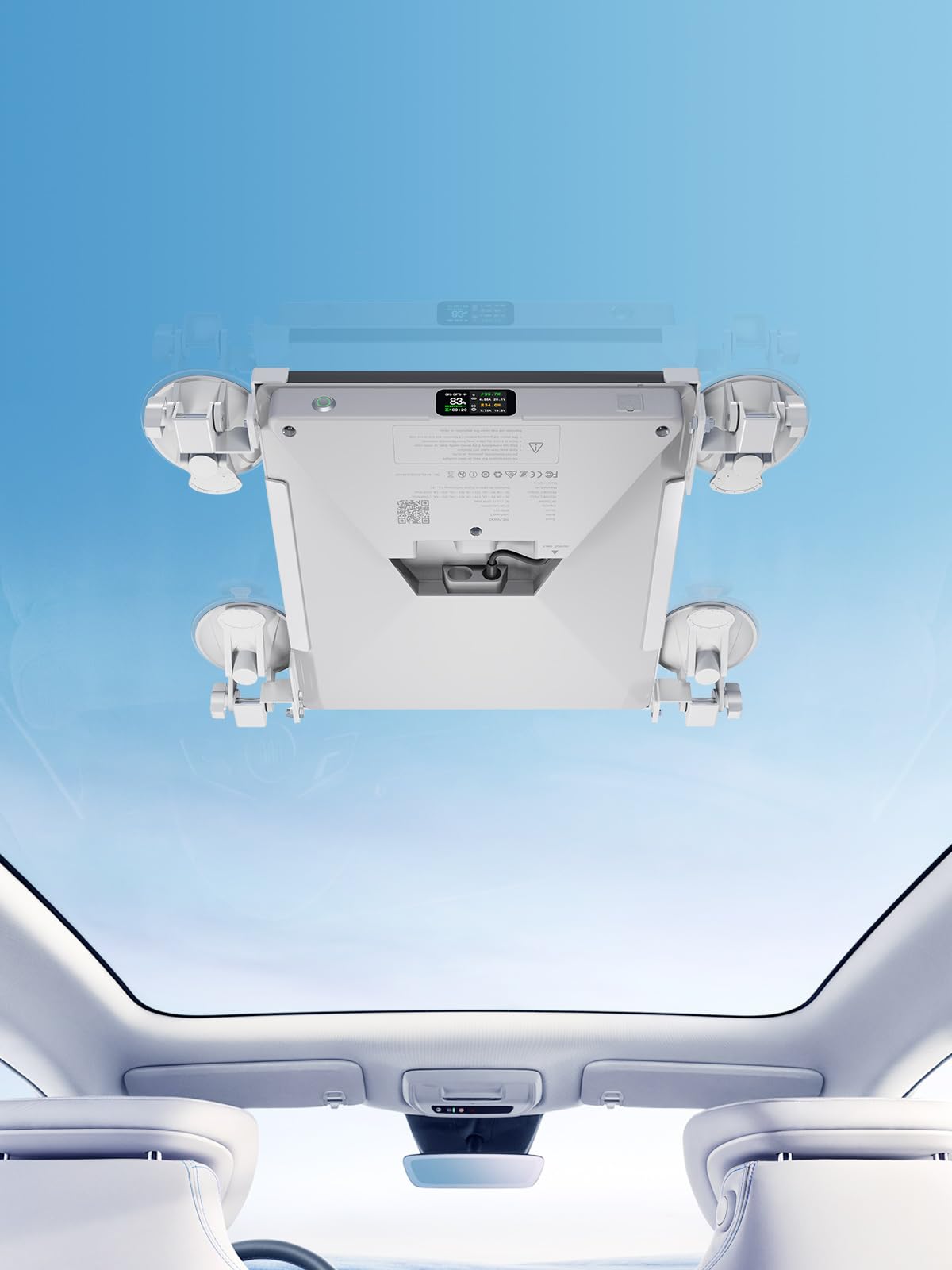 Starlink Mini Mount with 27500mAh Power Bank for Camping /Car Sunroof,RV,Boat,Airplane