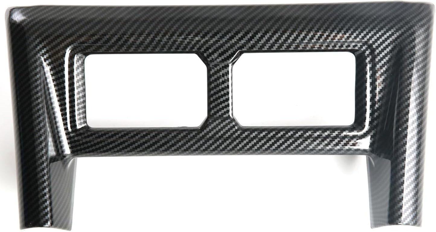 L2R para BYD Shark 6 (2024-2025) Cubierta de Manija Interior de Puerta Accesorios Interiores de Coche Estilo Fibra de Carbono ABS Decoración de Revestimiento 4 PCS