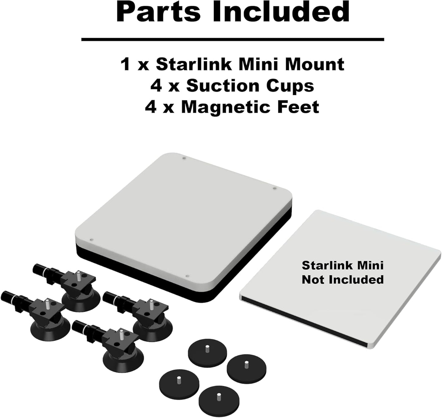 Starlink Mini Vehicle Roof Suction Mount Interior view 8