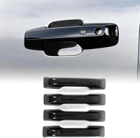 4PCS Exterior Door Handle Cover Trim Compatible with BYD Shark 6 GS 2024 2025 ABS Pickup Exterior Door Handle Protector Trim Cover Exterior Accessories (Matte Black)