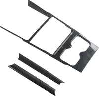 L2R para BYD Shark 6 (2024-2025) Cubierta de Manija Interior de Puerta Accesorios Interiores de Coche Estilo Fibra de Carbono ABS Decoración de Revestimiento 4 PCS