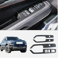 Window Glass Lift Car Accessories for BYD Shark 6 2025-2024 Accessories, Button Panel Cover Trim Carbon Interior Lift Switch Frame