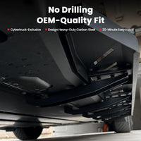 Tesla Cybertruck Running Boards Side Steps 2 PCS, Exterior Brackets Nerf Bars for Tesla Cybertruck Accessories