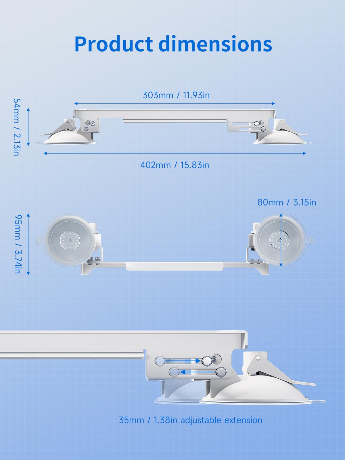 Starlink Mini Mount with 27500mAh Power Bank for Camping /Car Sunroof,RV,Boat,Airplane