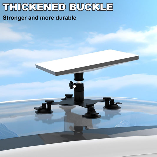 Starlink Mini Heavy-Duty Suction Cup Mount – Adjustable Roof & Sunroof Mount with Base for Car, RV and Boat